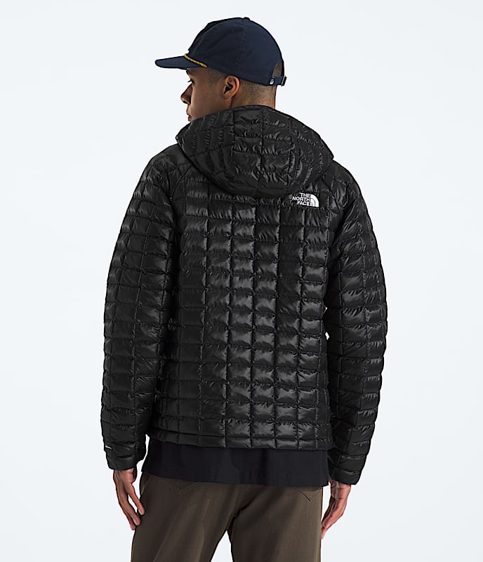 Mens THERMOBALL Hooded Jacket TNF BACK