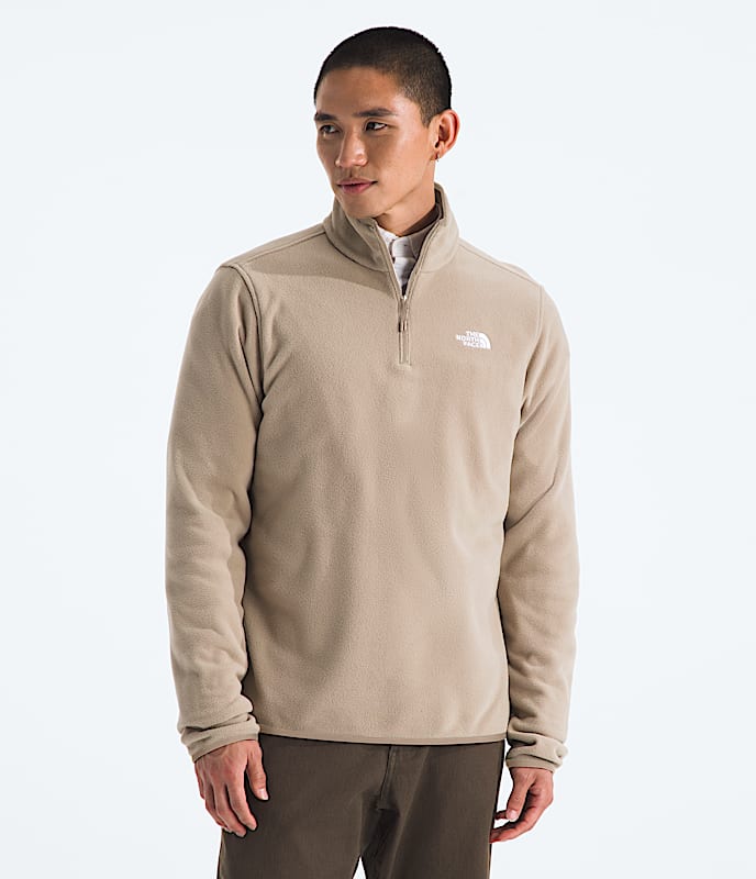 Mens Glacier Fleece Zip Jacket TNF Main