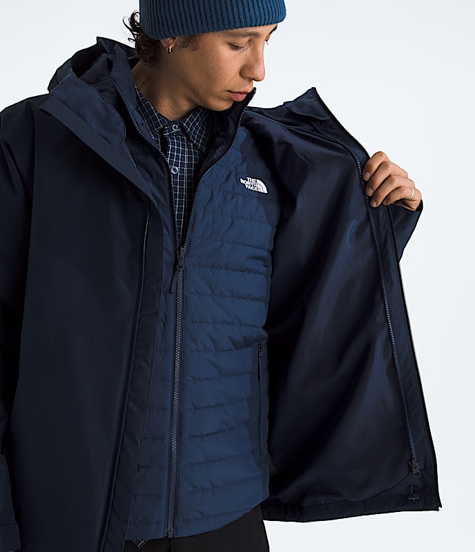 Mens Carto Mono Triclimate Hooded Jacket TNF ALT1
