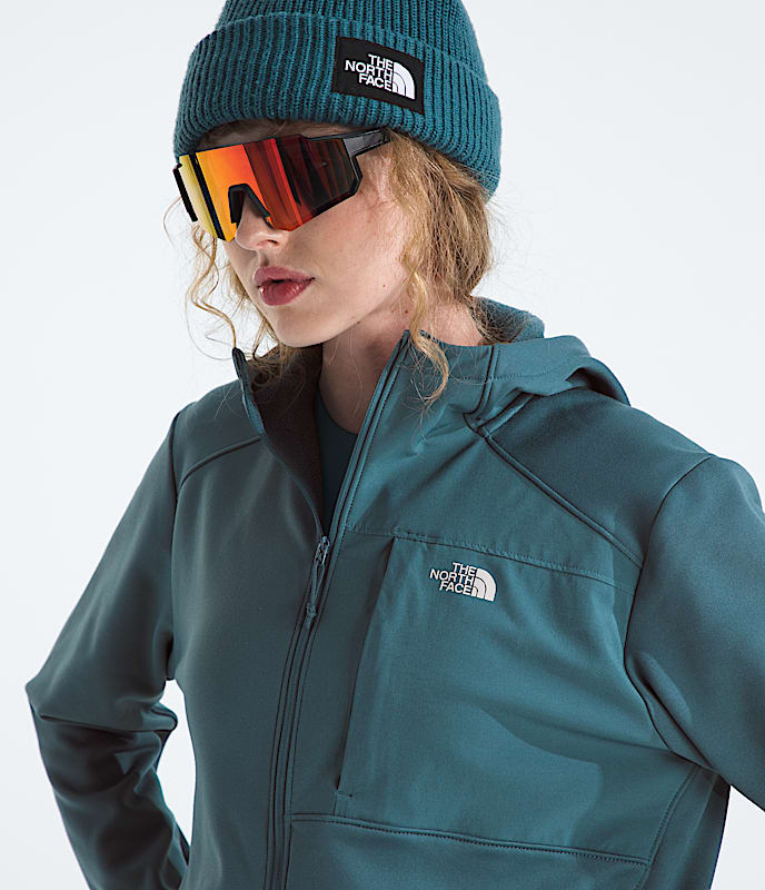 Womens TNF Performance Fleece FullZip Hoodie TNF Space HERO3