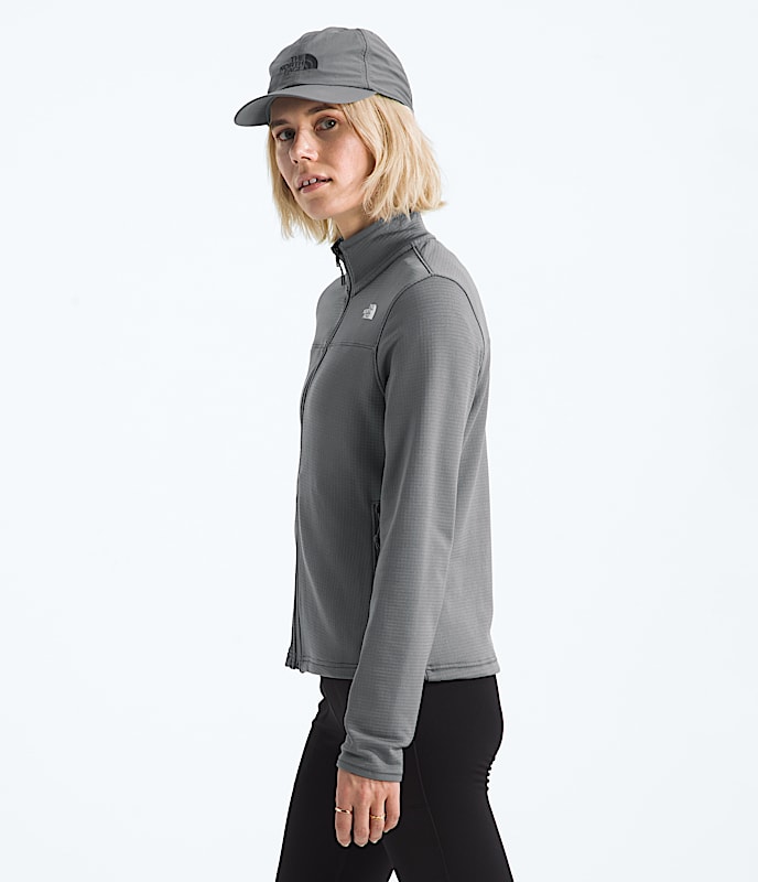 Manteau en molleton Cedar Trail Grid pour femmes TNF MODEL34