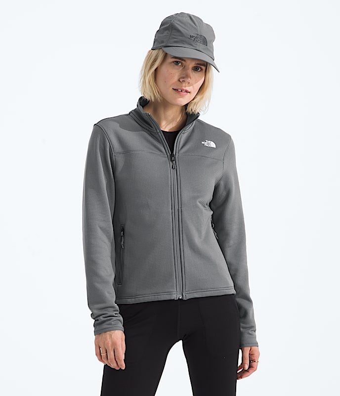 Manteau en molleton Cedar Trail Grid pour femmes TNF HERO