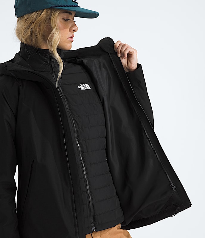 Manteau à capuchon Carto Mono Triclimate® pour femmes - 7