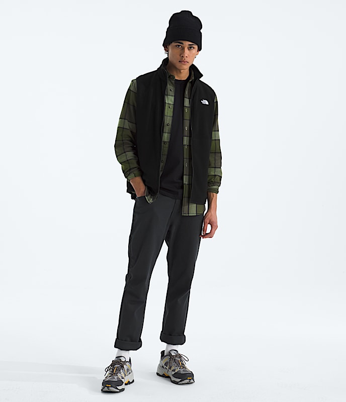 Mens Glacier Fleece Vest TNF HERO2