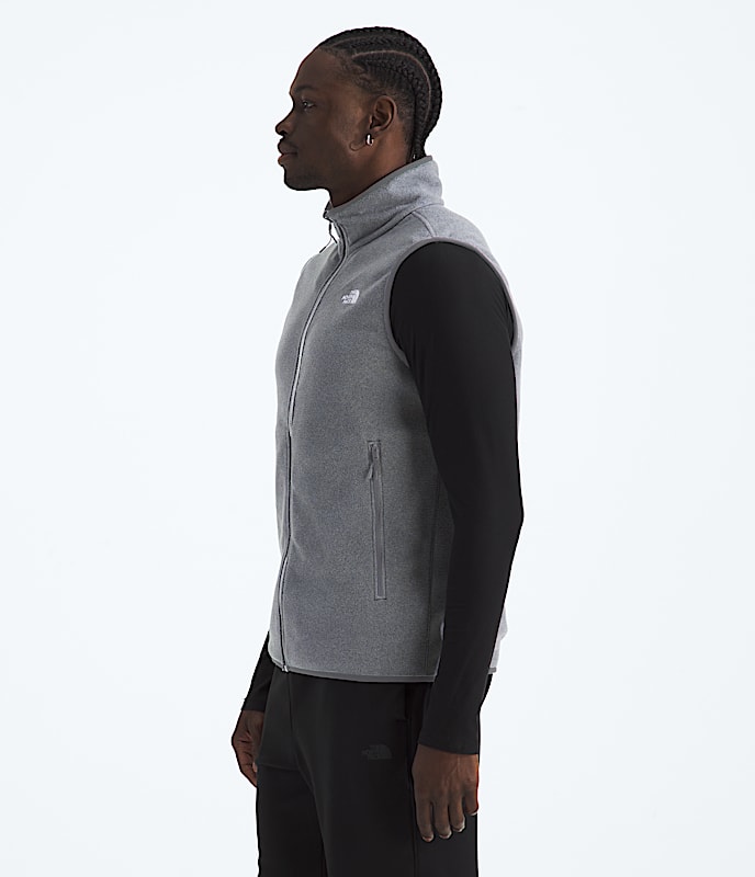 Mens Glacier Fleece Vest TNF MODEL34