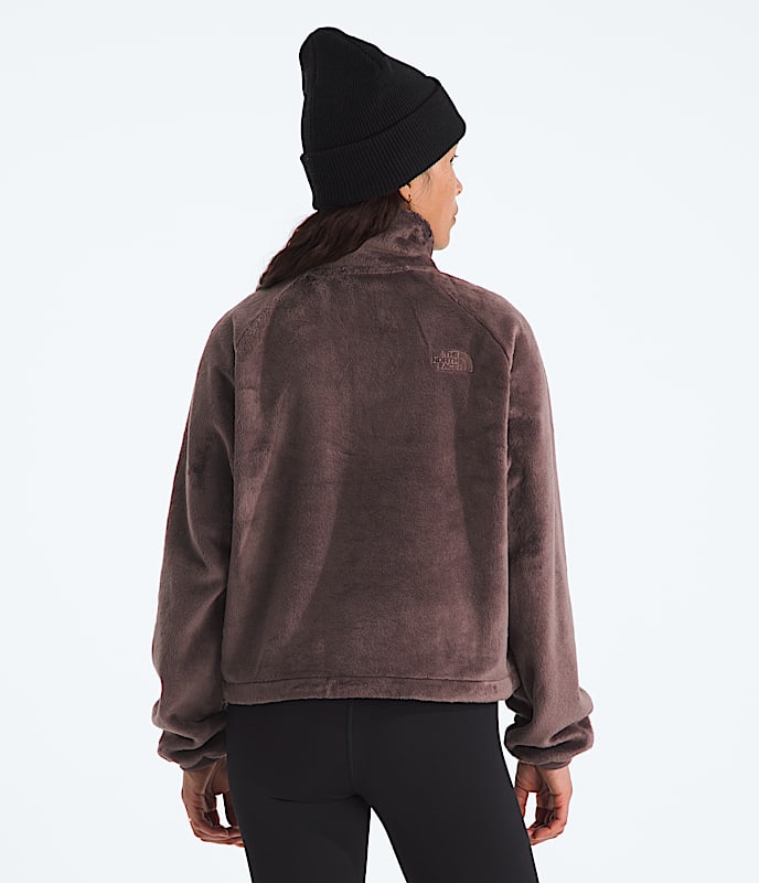 Womens Osito Lux Zip Jacket TNF BACK