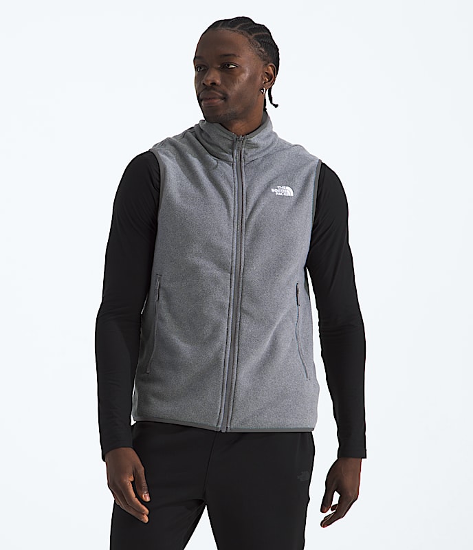 Mens Glacier Fleece Vest TNF HERO