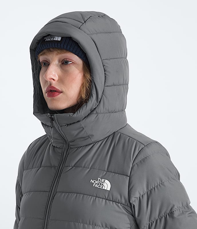 Womens Aconcagua Parka TNF Smoked Pearl MODELHOOD2
