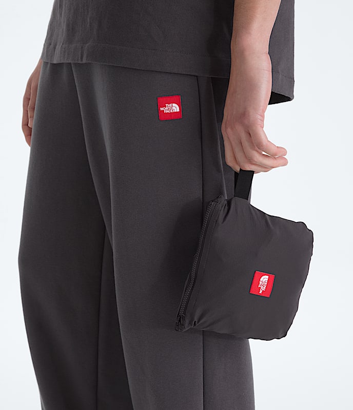 TNF Red Box Packable Wind Pants TNF Obsidian MODELALT6