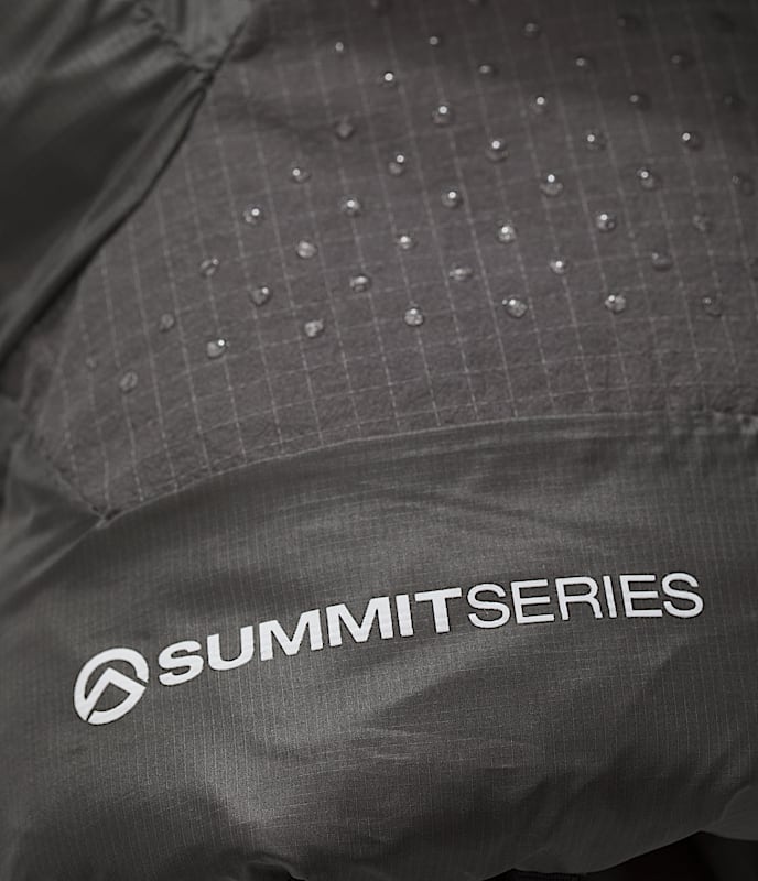 Summit Series AMK Down Mitts TNF DETAIL3