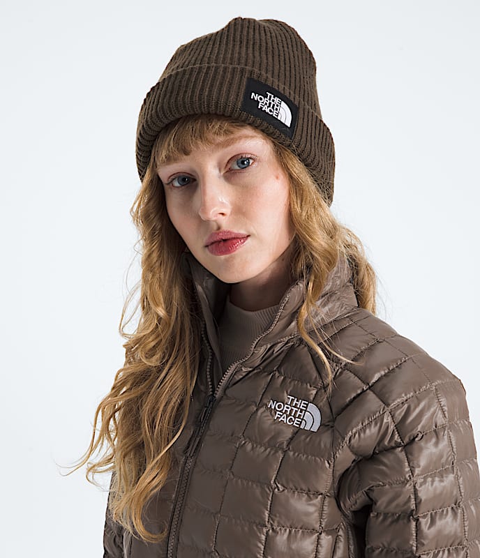 Salty Lined Beanie TNF MODELBACK