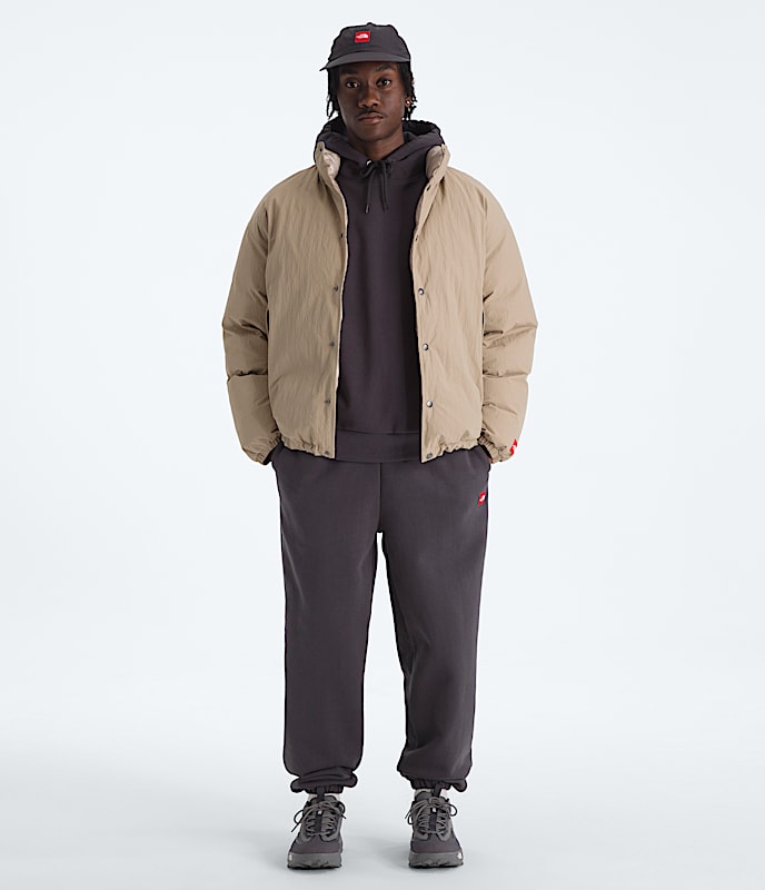 Mens TNF Red Box Down Jacket TNF HERO2