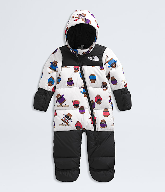 Combinaison Nuptse pour bébés au style rétro 1996, imprimé - 3