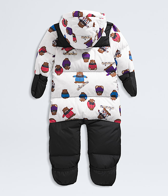 Combinaison Nuptse pour bébés au style rétro 1996, imprimé - 4
