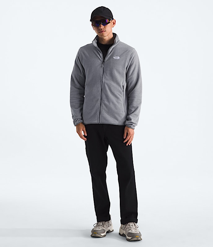 Mens Glacier Fleece Jacket TNF HERO2