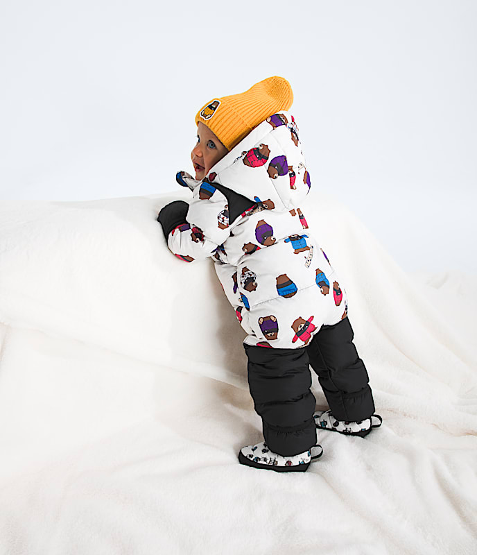 Combinaison Nuptse pour bébés au style rétro 1996, imprimé - 2