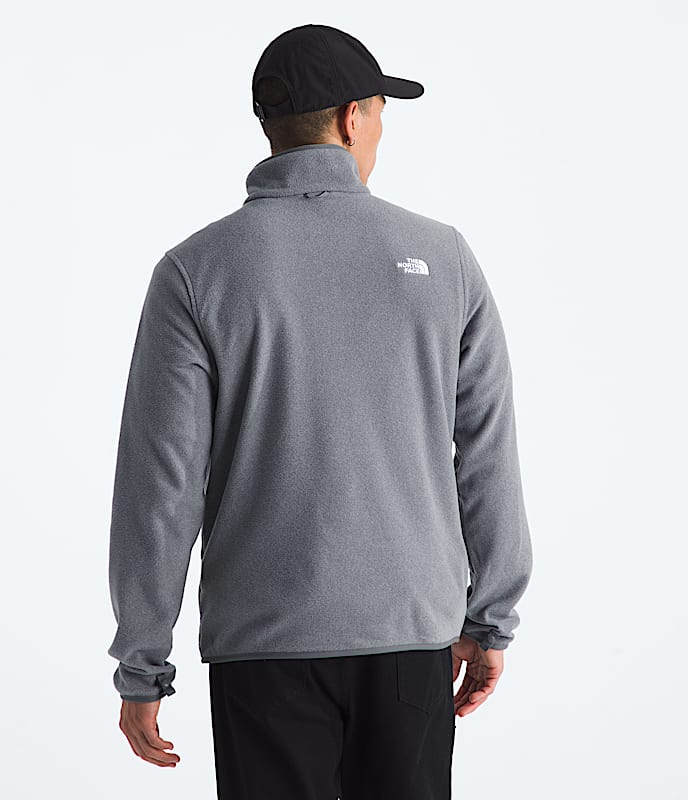 Mens Glacier Fleece Jacket TNF BACK