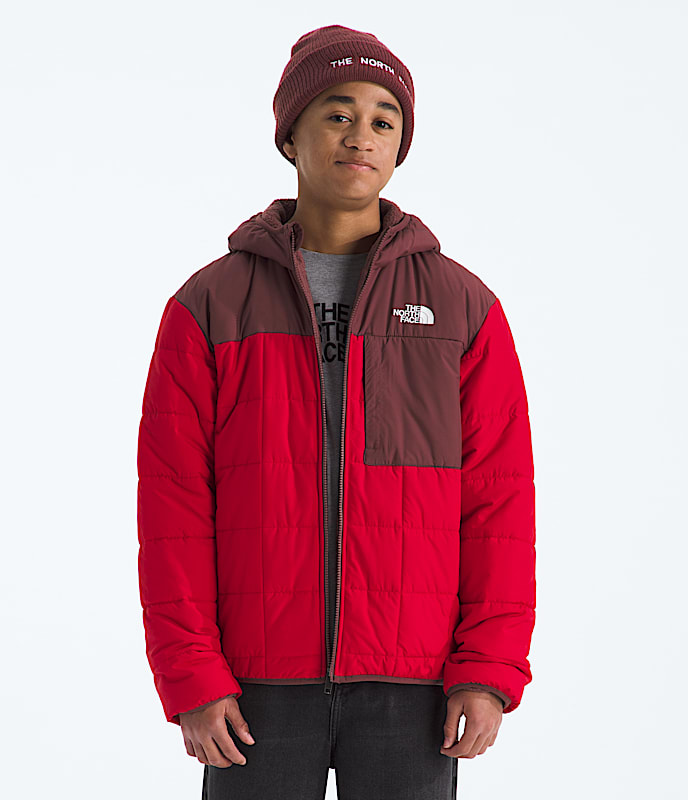 Veste rversible Shasta  fermeture clair pour garons TNF HERO