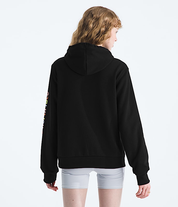 Womens Evolution Proud HoodieGraphic TNF BACK