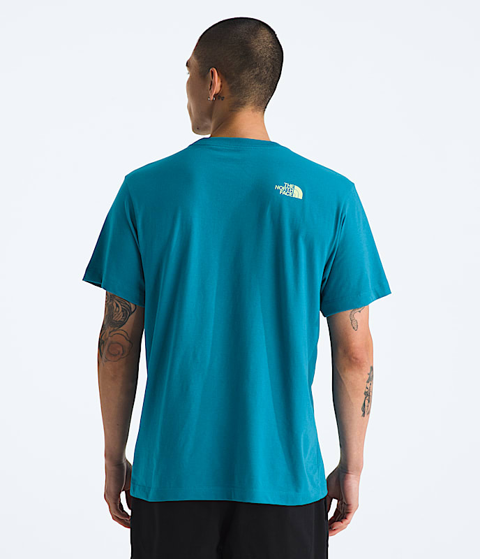 Mens Evolution Tequila Sunrise ShortSleeve TeeGraphic TNF BACK