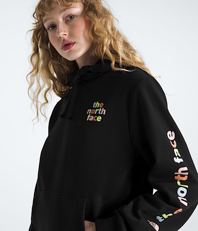 Womens Evolution Proud HoodieGraphic TNF HERO2