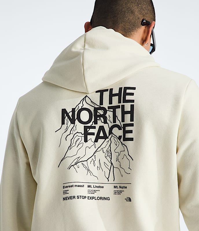 Mens Evolution Half Dome  HoodieGraphic TNF HERO2