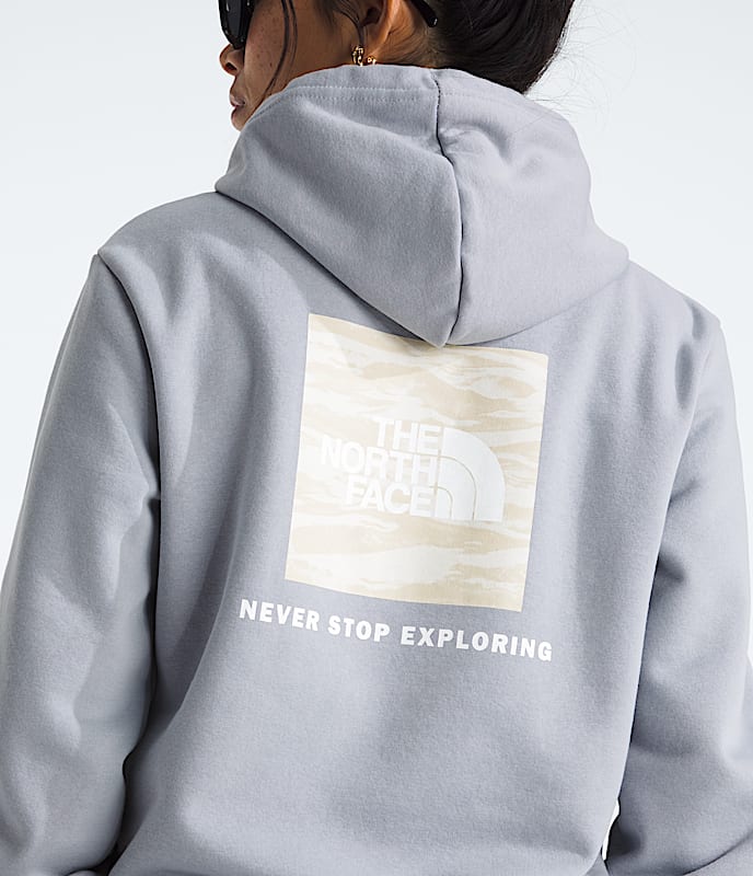 Womens Evolution Box NSE Fill Light HoodieGraphic TNF HERO2