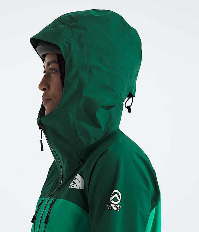 Womens Summit Series FUTURELIGHT Torre Egger Jacket TNF MODELHOOD2