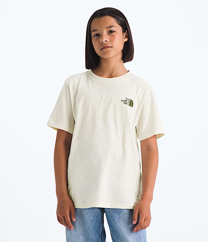 Boys  Girls Evolution Disconnect ShortSleeve TeeGraphic TNF BACK