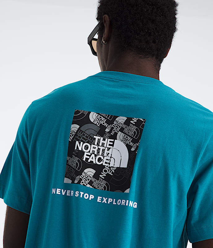 Mens Evolution Box Toss Fill ShortSleeve TeeGraphic TNF HERO2