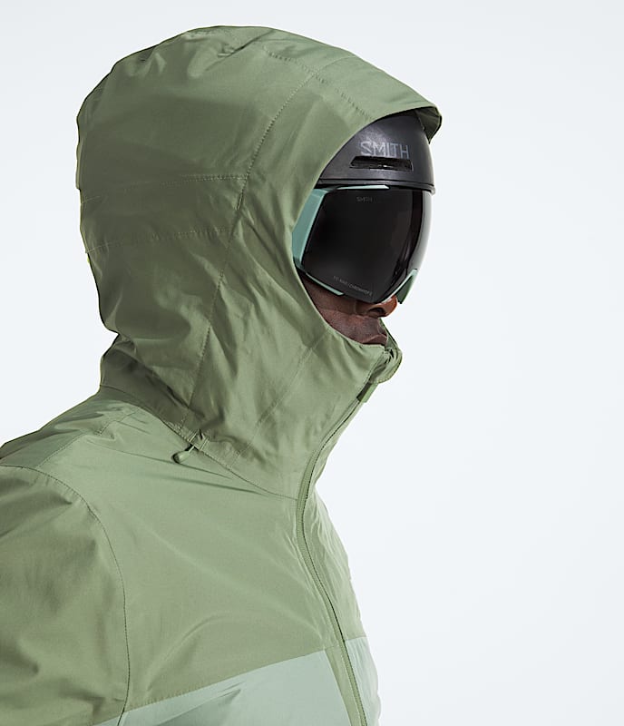 Manteau pour neige ThermoBall Eco Triclimate pour hommes TNF MODELHOOD2
