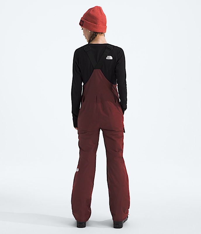 Womens Freedom Insulated Bibs TNF BACK