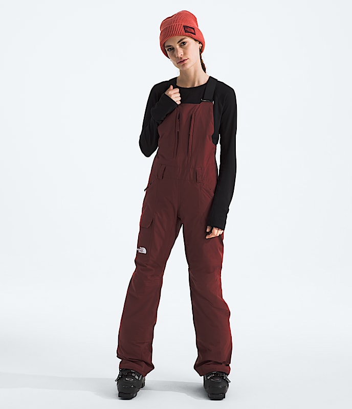 Womens Freedom Insulated Bibs TNF HERO