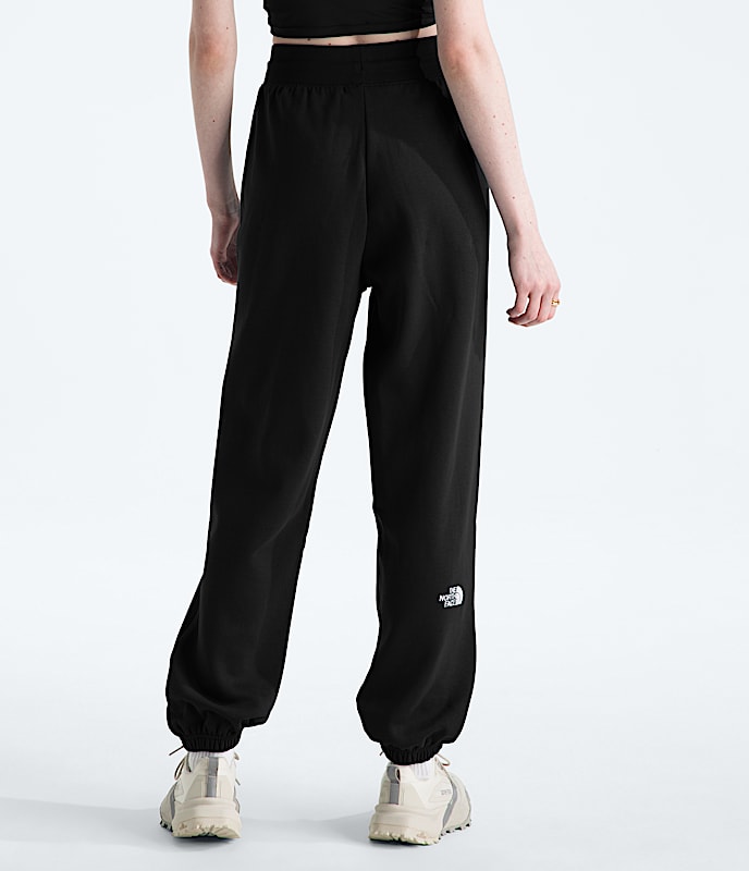 Womens Essential Relaxed Straight Joggers TNF BACK