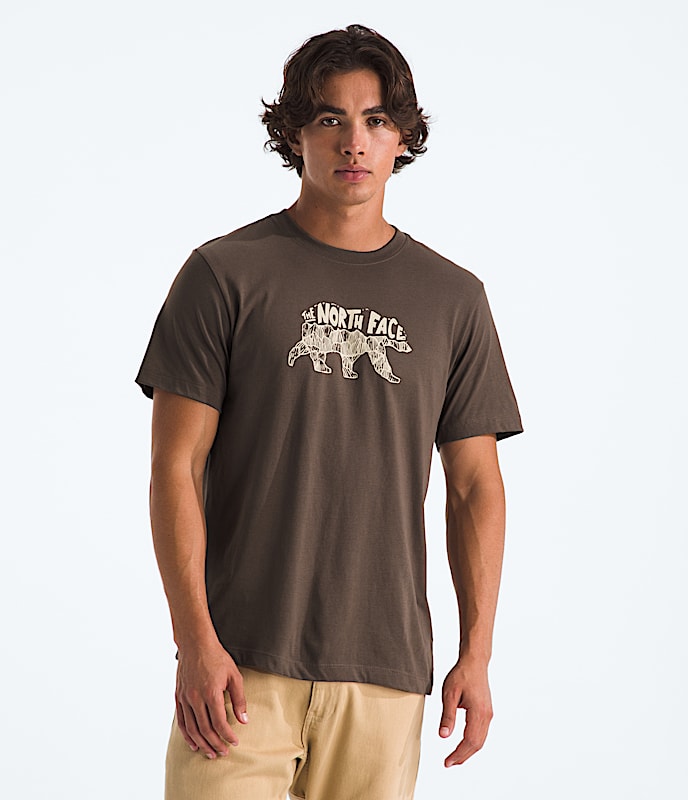 Mens Evolution TNF Bear ShortSleeve TeeGraphic TNF Main