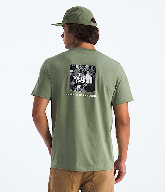 Mens Evolution Box Toss Fill ShortSleeve TeeGraphic TNF Main