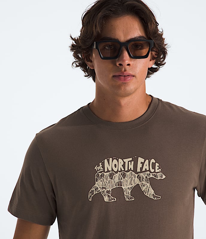 Mens Evolution TNF Bear ShortSleeve TeeGraphic TNF HERO2