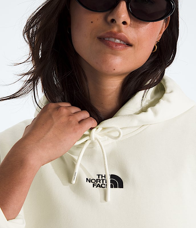 Womens Essential Cropped Hoodie TNF HERO2