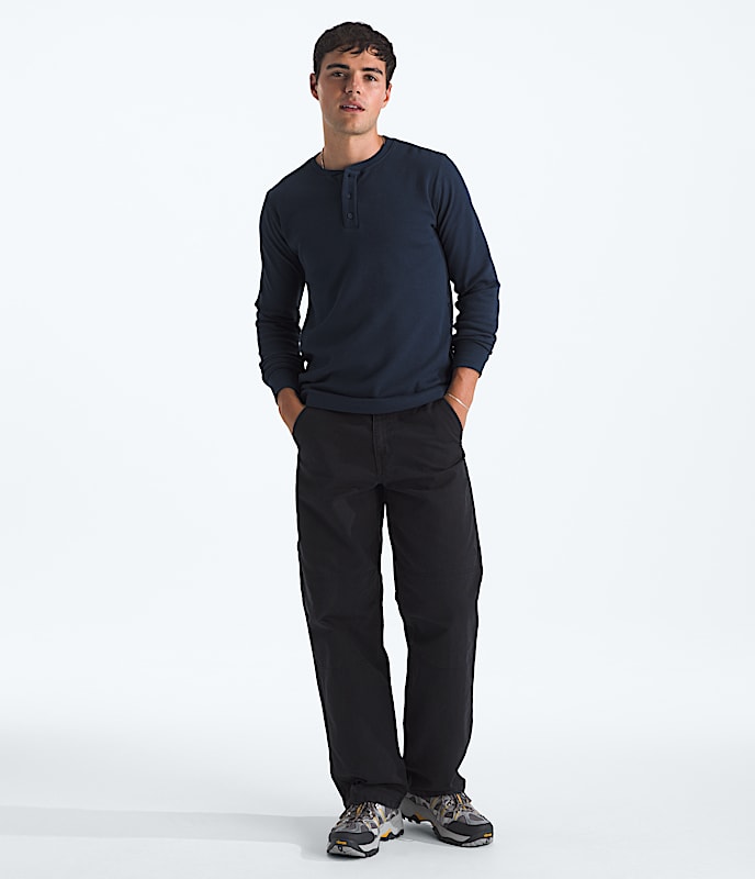 Men’s Waffle Long-Sleeve Henley - 2