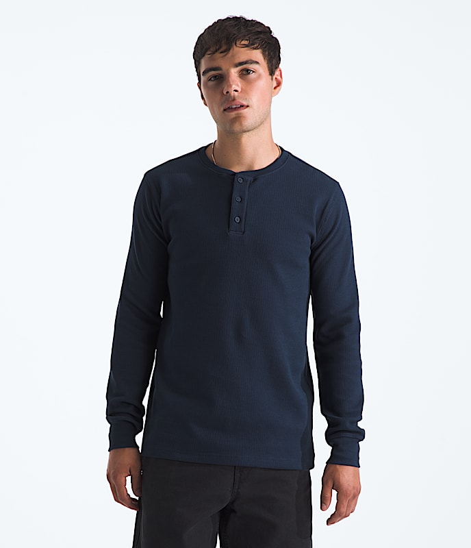 Men’s Waffle Long-Sleeve Henley