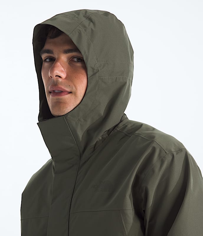 Mens Nukabira Rain Shell Parka TNF MODELHOOD2