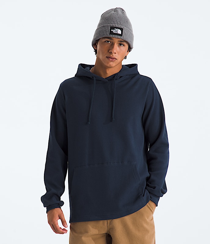 Mens Waffle Hoodie TNF Summit Navy Main