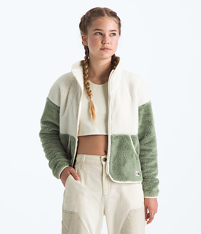 Girls Cabin Fleece FullZip Jacket TNF Main