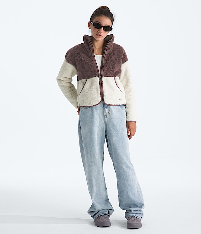 Girls Cabin Fleece FullZip Jacket TNF HERO2