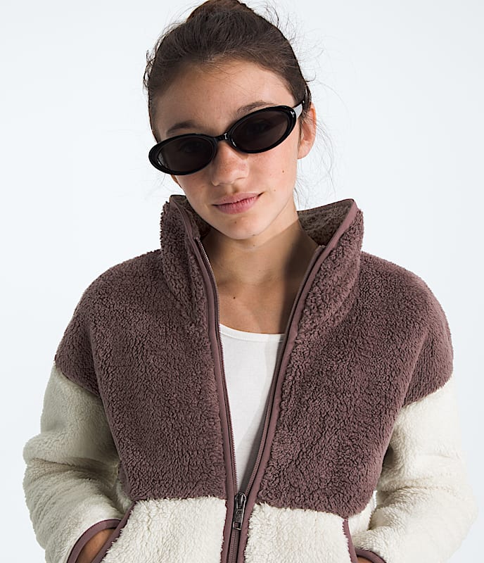 Girls Cabin Fleece FullZip Jacket TNF HERO3