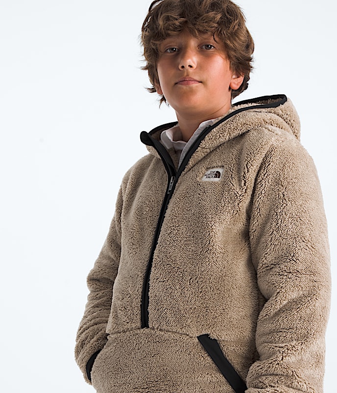 Boys Cabin Fleece Hoodie TNF HERO3