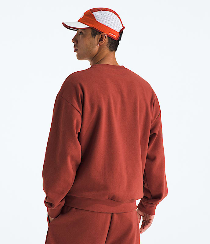 Mens Evolution Simple Dome Oversize Crew TNF BACK