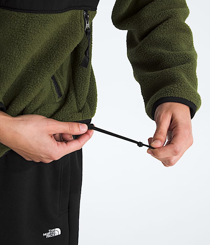 Mens Retro Denali Jacket TNF Woodland GreenTNF Black ALT1