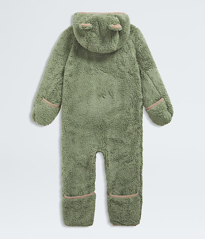 Baby Cabin Fleece OnePiece TNF Bark MistMushroom Grey ALTBACK