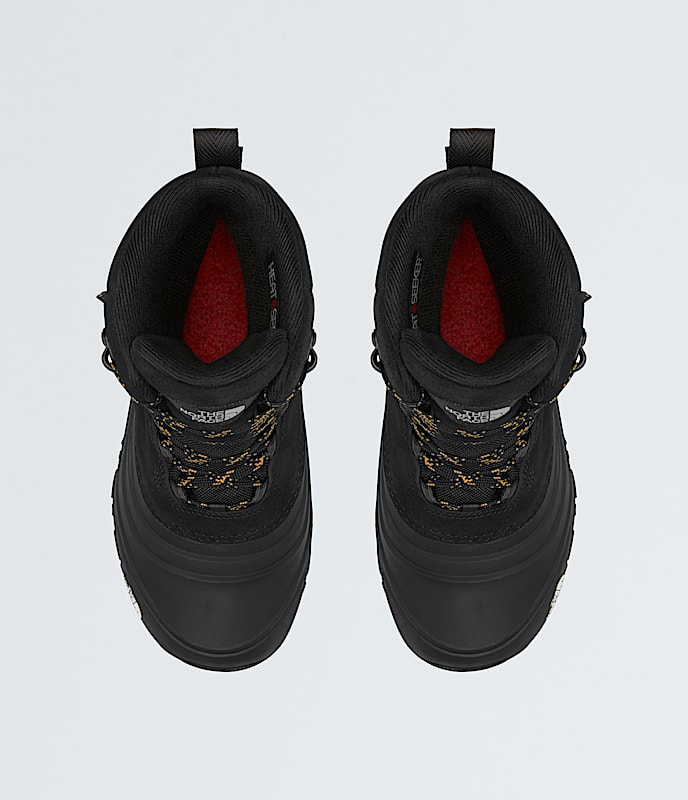 Youth Chilkat V Lace Waterproof Boots TNF DETAILINSTEP